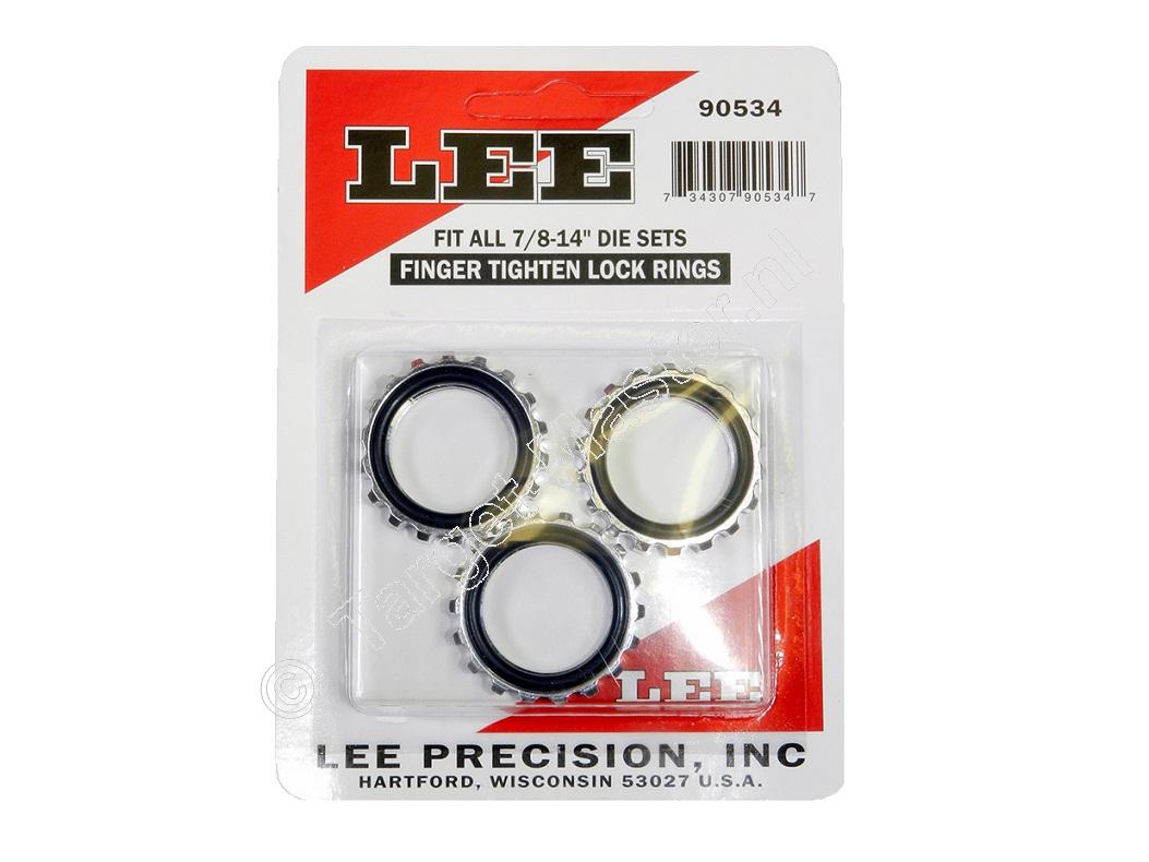 Lee Finger Tighten Lock Rings package of 3